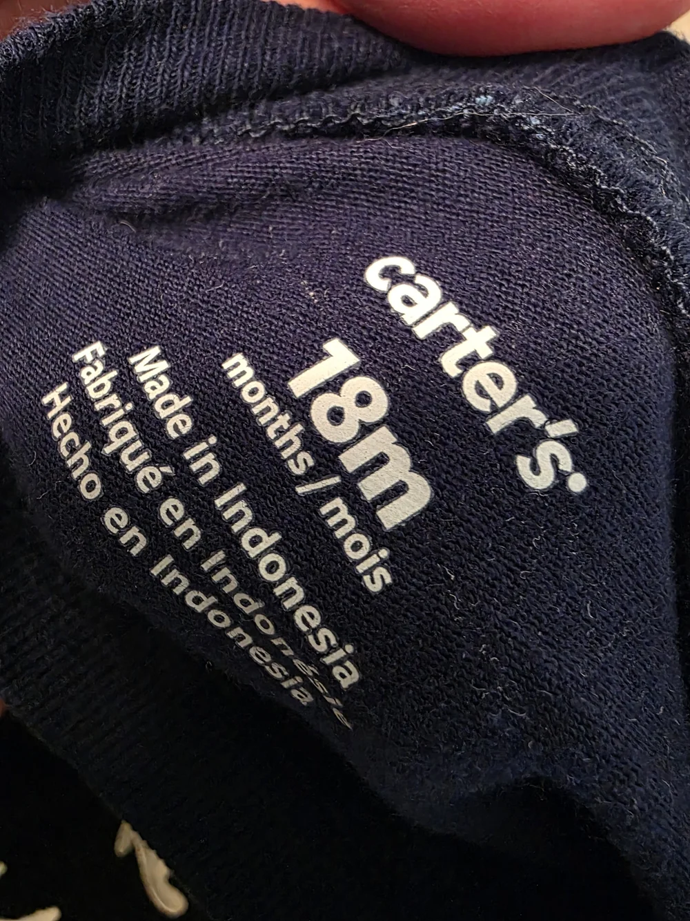 Carter's Navy Whale Tee with Blue/White Pinstripe Short Overalls